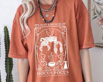 Comfort Colors® Vintage Hocus Pocus Women Shirt, Hocus Pocus Shirt, Comfort Colors® Sanderson Sisters Shirt, Halloween Shirt, Cute T-Shirt
