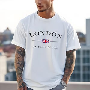 London United Kingdom T-Shirt, England Unisex Shirts, London England T-Shirt, London Travel Shirt, Unisex Shirts, Gift for Her, Gift For Him