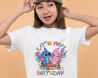 It's My Birthday T-shirt, Custom Stitch Birthday Shirt, Disneyland Stitch Shirt, Kids Birthday Shirt, Birthday toddler Shirt