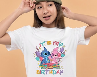 It's My Birthday T-shirt, Custom Stitch Birthday Shirt, Disneyland Stitch Shirt, Kids Birthday Shirt, Birthday toddler Shirt