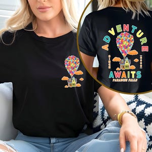 Disney Up Shirt, Adventure Since 2009 Baby Bodysuit, Adventure Awaits Rainbow Balloons Kids Shirt, Up Movie Paradise Falls Kids Sweatshirt