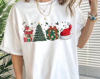 Comfort Colors® Tis The Season Shirt, Christmas Tis The Season Women Shirt, Merry Christmas Shirt, Comfort Colors® Christmas Women T-Shirts