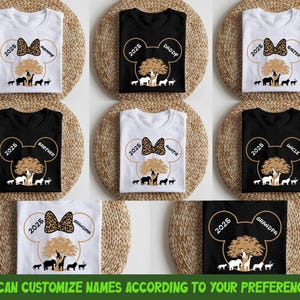 Custom Animal Kingdom Matching Shirts, Disney Animal Kingdom 2025 Shirt, Disney World Family MatchingT-Shirt, Disney Family Safari T-Shirt