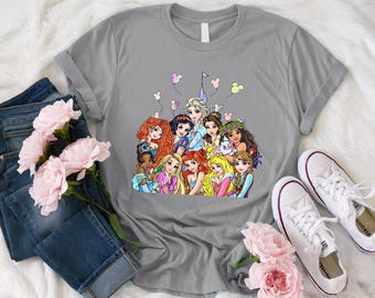 Disney Princess Toddler Shirt, Princess Castle Kids Shirt, Princess Elsa Shirt, Princess Lover Gift, Disney Princess Baby Bodysuit