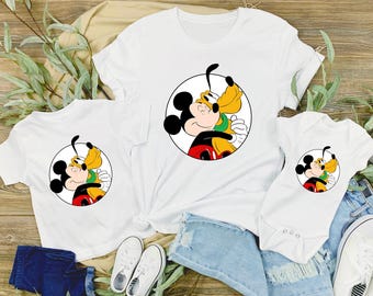 Disney Mickey And Friends Shirt, Mickey And Pluto Bestfriend Shirts, Disney Baby Bodysuit, Disney Family Trip Matching Shirts, Mickey Shirt