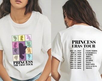 Princess The Eras Tour Shirt, Disney Princess Shirt, Princess Tour Shirt, Retro Disney Shirt,  Princess Eras Tour Shirt, Disney Kids Shirt