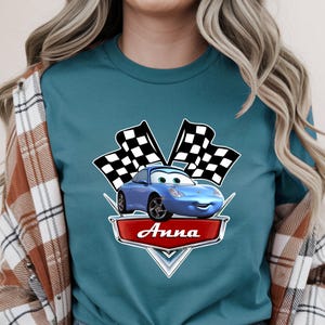 Cars Shirt, Lightening McQueen Matching Shirts, Tow Mater T-Shirt, Sally Doc Hudson Shirt, Disney Family Trip Shirts, image 5