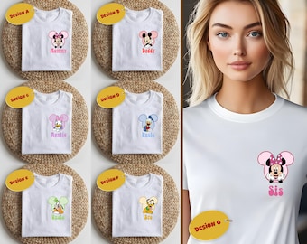 Disney Mickey & Friends Family Shirt, Mommy And Daddy Matching Shirt, Goofy Uncle Shirt, Disneyland Group Vacation Shirt, Disney Kids Shirt