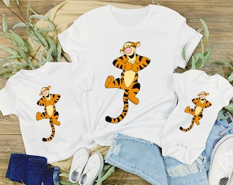 Disney Tigger Dancing Shirt, Tigger Kids Sweatshirt, Tigger Jumping Baby Bodysuit, Tigger Kids Shirt, Winnie the Pooh Shirt, Tigger T-Shirt