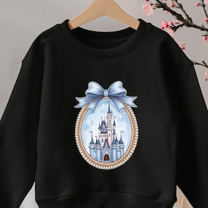 Disney Coquette Castle Shirt, Magical Kingdom Baby Bodysuit, Happiest Place Kids Shirt, Coquette Bows Sweatshirt, Disney Princess T-Shirt