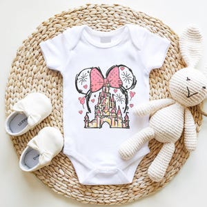 Disney Minnie Mouse Castle T-Shirt, Magic Kingdom Family Shirt, Disney Toddler Shirt, Disneyland Baby Bodysuit, Magical Kingdom T-Shirts