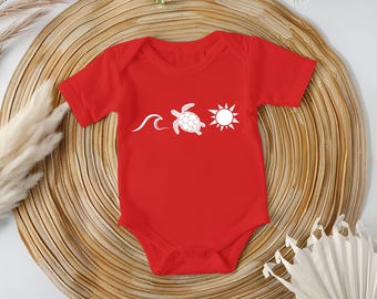 Camiseta de tortuga marina y sol, camiseta de verano para niños, camiseta de playa a juego para toda la familia, camiseta de verano, body de bebé con estampado de tortuga marina y sol, camisetas para vacaciones de verano