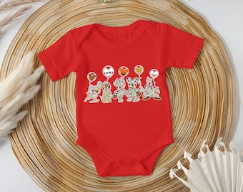 Mickey And Friends Halloween Mummy Kids Shirt, Mummy Mickey Shirt, Mickey Balloons Shirt, Disney Halloween Mummy Baby Bodysuit, Spooky Shirt