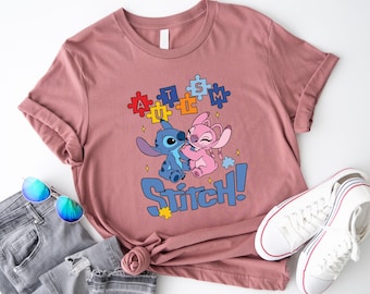 Stitch Autism Awareness T-Shirt, Stitch Autism Shirt, Autism Week Toddler T-Shirt, Lilo and Stitch Toddler T-Shirt, Support Autism Shirt