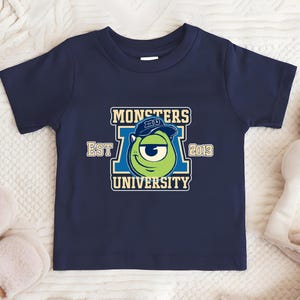 Monsters University Kids Sweatshirt, Disney Monsters Kids Shirt, Vintage Monsters Shirt, Magic Kingdom Shirt, Disneyland Vacation Trip Shirt
