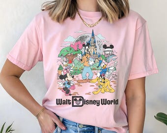 Comfort Colors® Retro Walt Disneyworld Shirt, Vintage Disneyworld T-Shirt, Mickey And Friends Shirt, Retro Disney Shirt, Disney Trip