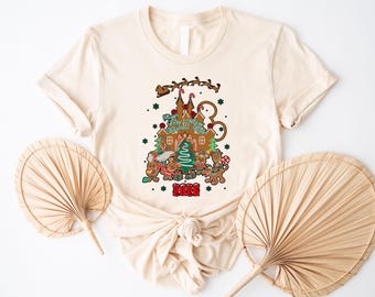 Mickey & Friends Gingerbread Christmas T-Shirt, Mickey's Very Merry Christmas Party Family Shirts, Disney Mickey Gingerbread Kids Sweatshirt