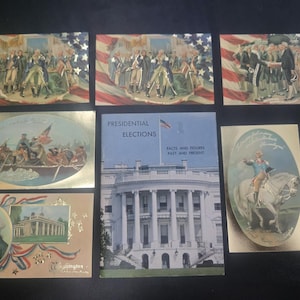 Cartes postales historique du général George Washington
