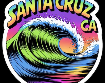 SANTA CRUZ CALIFORNIA Rainbow Wave