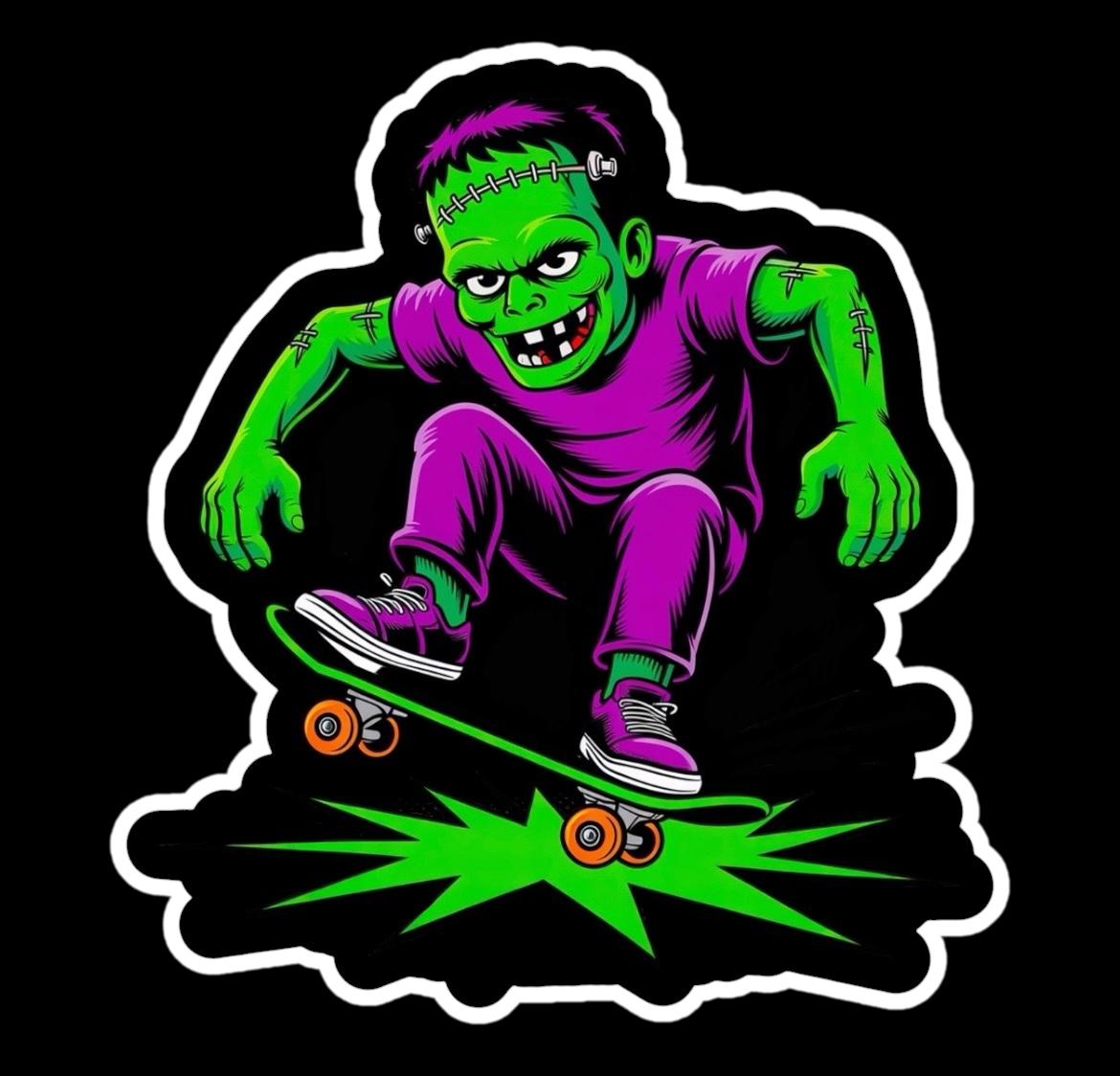 Franky Car Sticker - Etsy