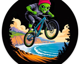 Alien Mountain Biking 1