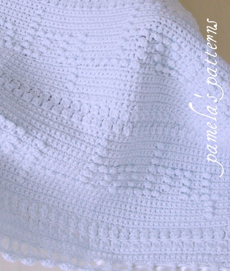 Crochet Little Baby Bubbles Blanket PDF Pattern Infant Afghan Etsy
