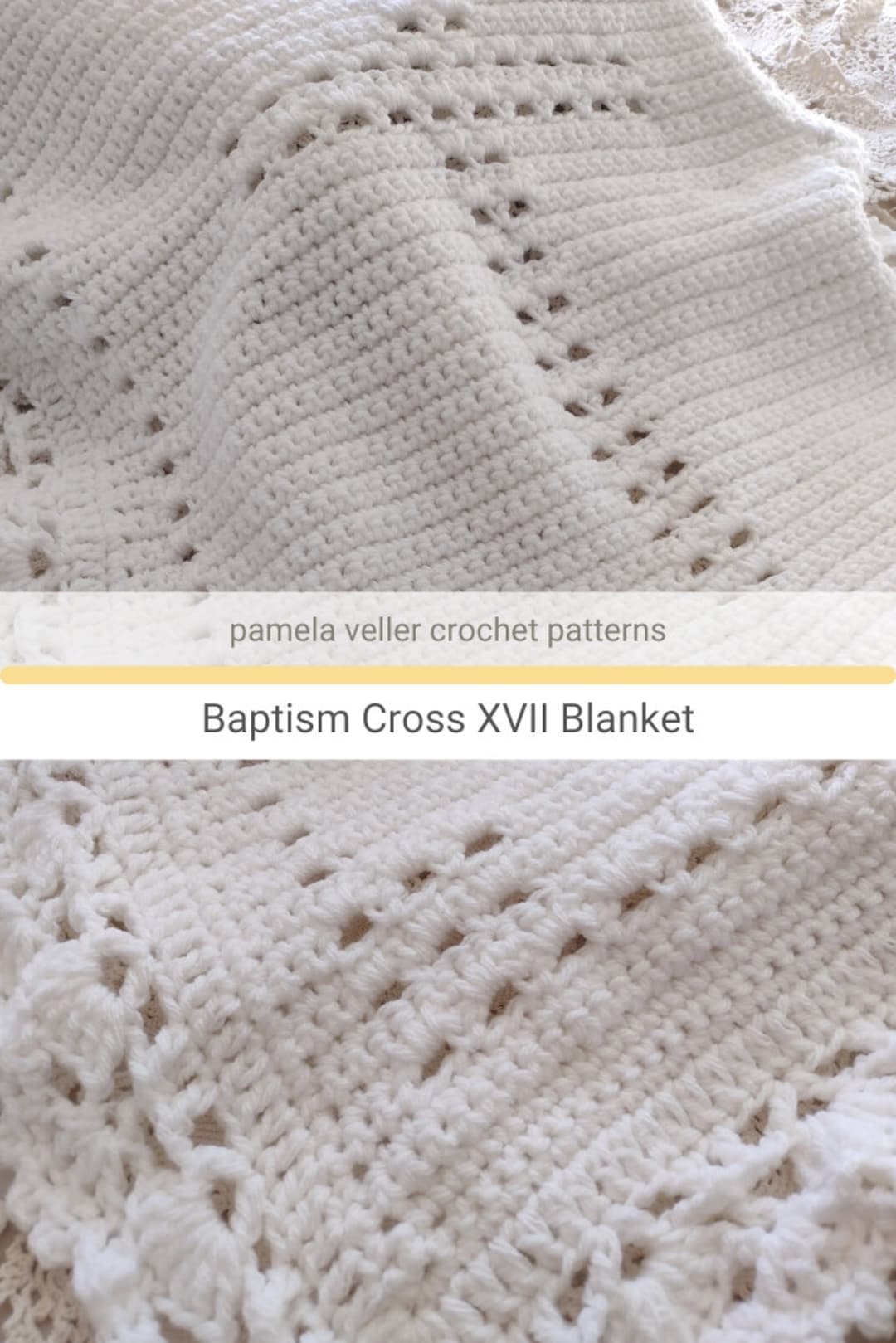 NEWLY RELEASED CROCHET Cross Baptism Pattern Pdf Crochet Pattern Size ...