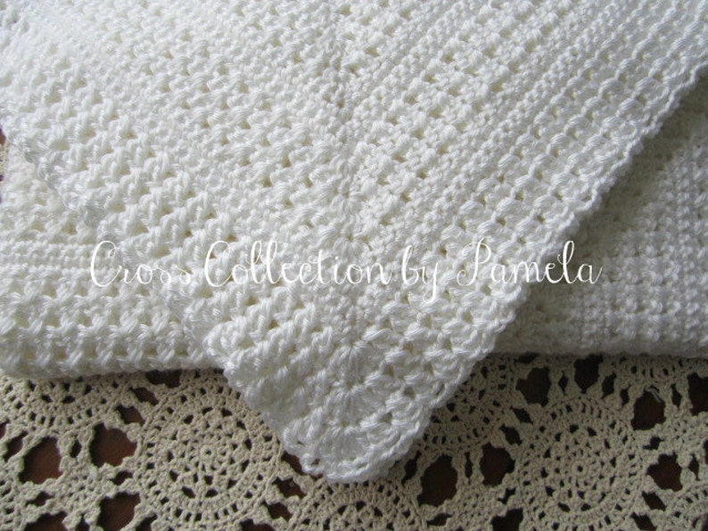 Crochet Christening Blanket Cross III PDF Pattern Baby Etsy
