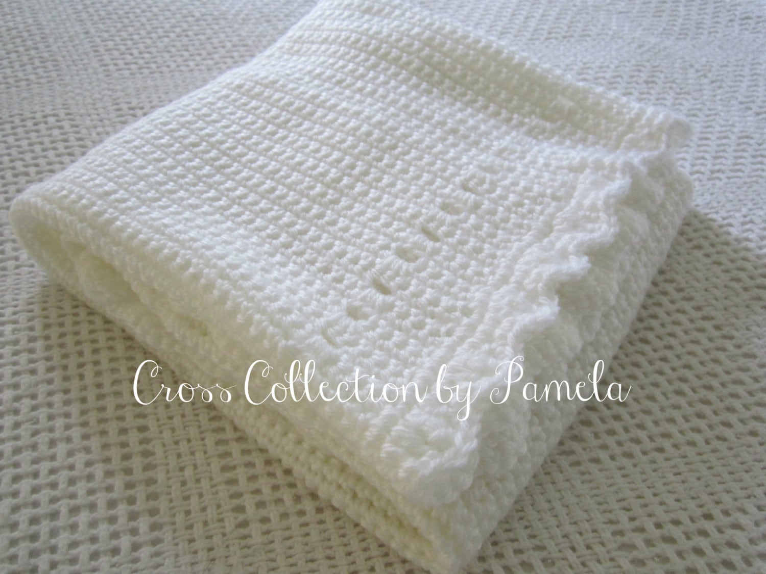Crochet Cross Baby First Blanket PDF ePattern Infant Baby Etsy