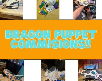 ¡¡¡CERRADO!!!!! ¡¡¡Encargos de marionetas de dragón de cartón!!!