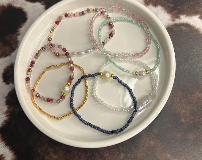 Stackable Beaded Bracelets