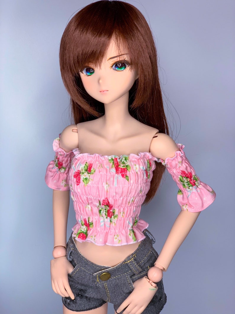 Shirred Blouse Smart Doll Top 60 cm BJD  Etsy