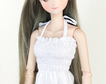 BJD 13 doll Dollfie Dream Outfit for Smart doll Turtleneck for a Smart doll in pink color with a Dandelion pattern.