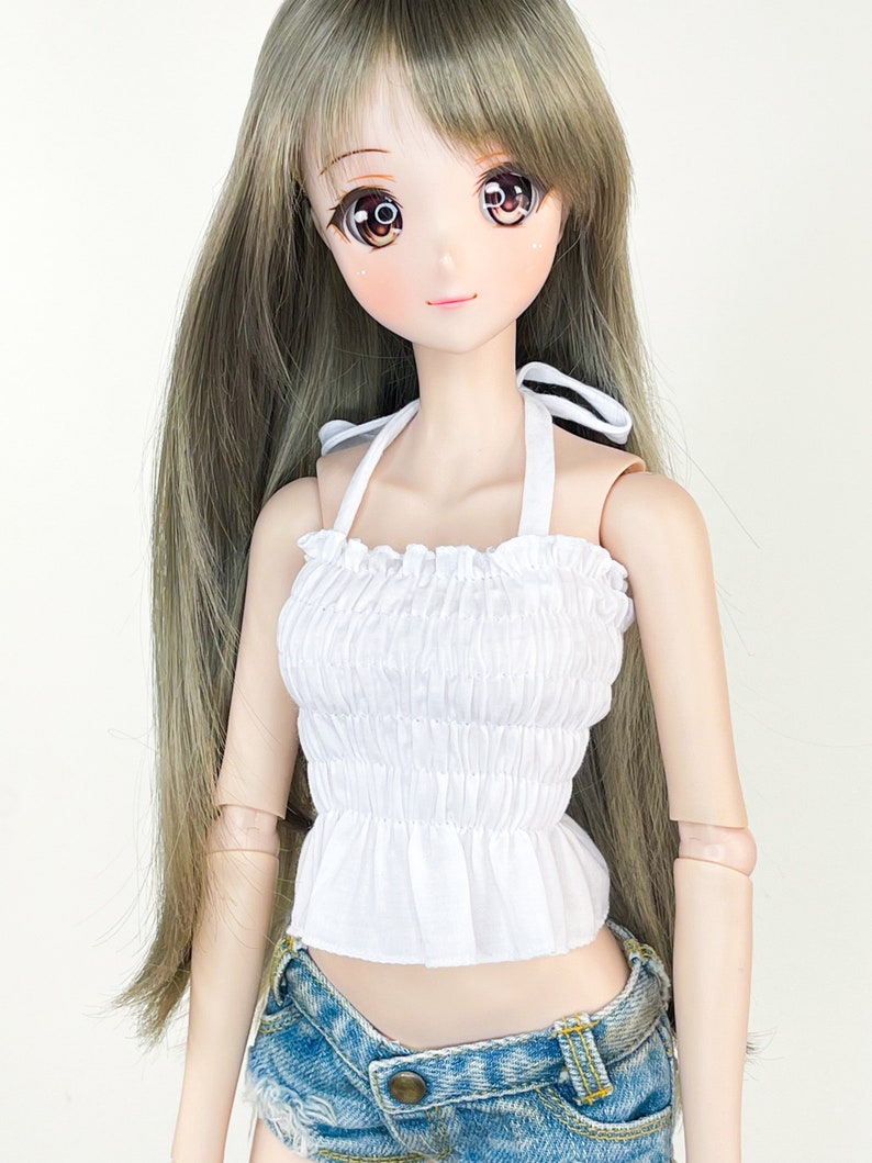 Shirred Blouse Smart Doll Top Dollfie Dream Clothes 60  cm  