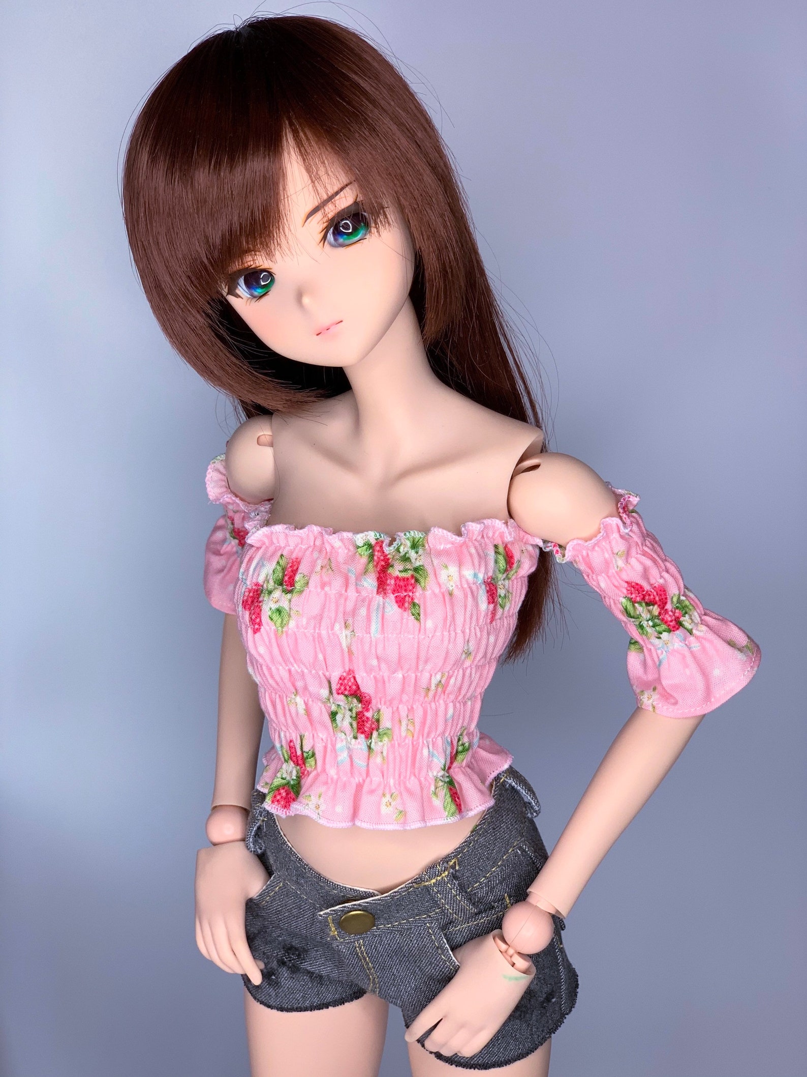 Shirred Blouse Smart Doll Top 60 cm BJD  Etsy