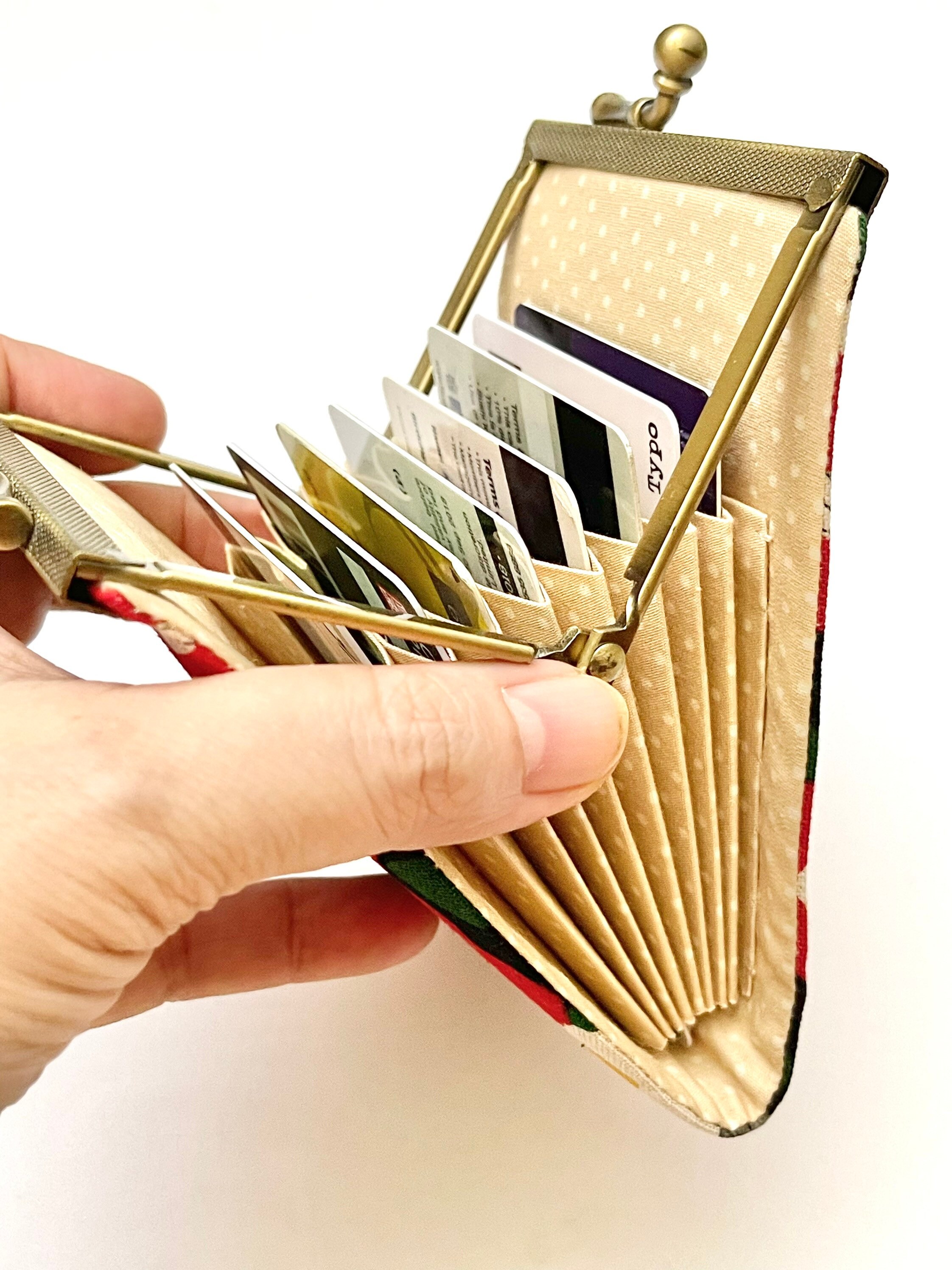 Fabric Card Case Credit Card Holder Business Card Holder Etsy