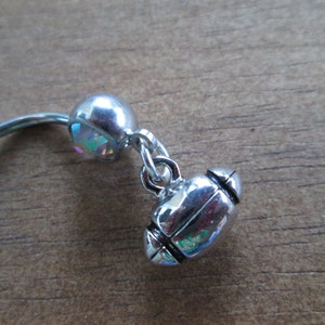 belly jewelry football belly button ring body jewelry belly peircing belly ring