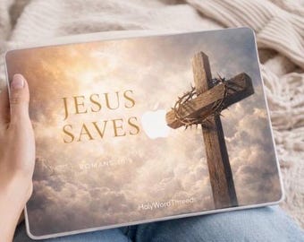 Jesus Saves Clear MacBook Case