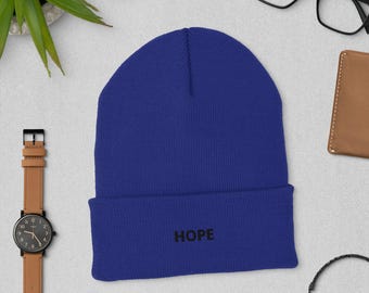 Hope Beanie mit Bündchen