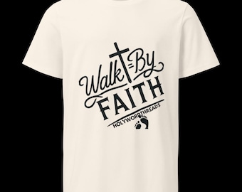 Walk by Faith Christian Shirt | Bible Verse Shirt | Religious Apparel