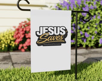 Jesus Saves Garden & House Banner