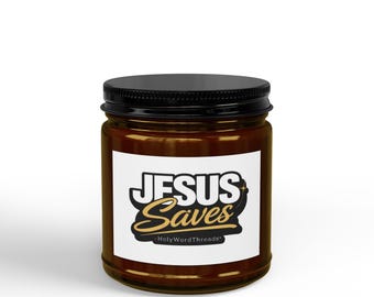 Scented Soy Candles with Black Lid, (4 and 9oz)