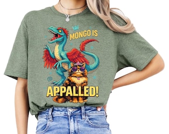 モンゴは呆然としているシャツ、プリンセスドーナツとモンゴのTシャツ