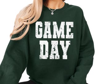 Vintage Fußball Sweatshirt: Game Day Crewneck