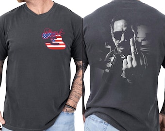 Dale Earnhardt shirt, Dale Earnhardt Middle Finger Tee, Vintage Racing Unisex Tee