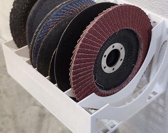 Grinder Disk Holder/Organizer for Garage, Hobbyshop or Workshop
