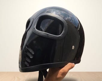 ヴィンテージ エイリアンヘルメット ブラックマット フルフェイス