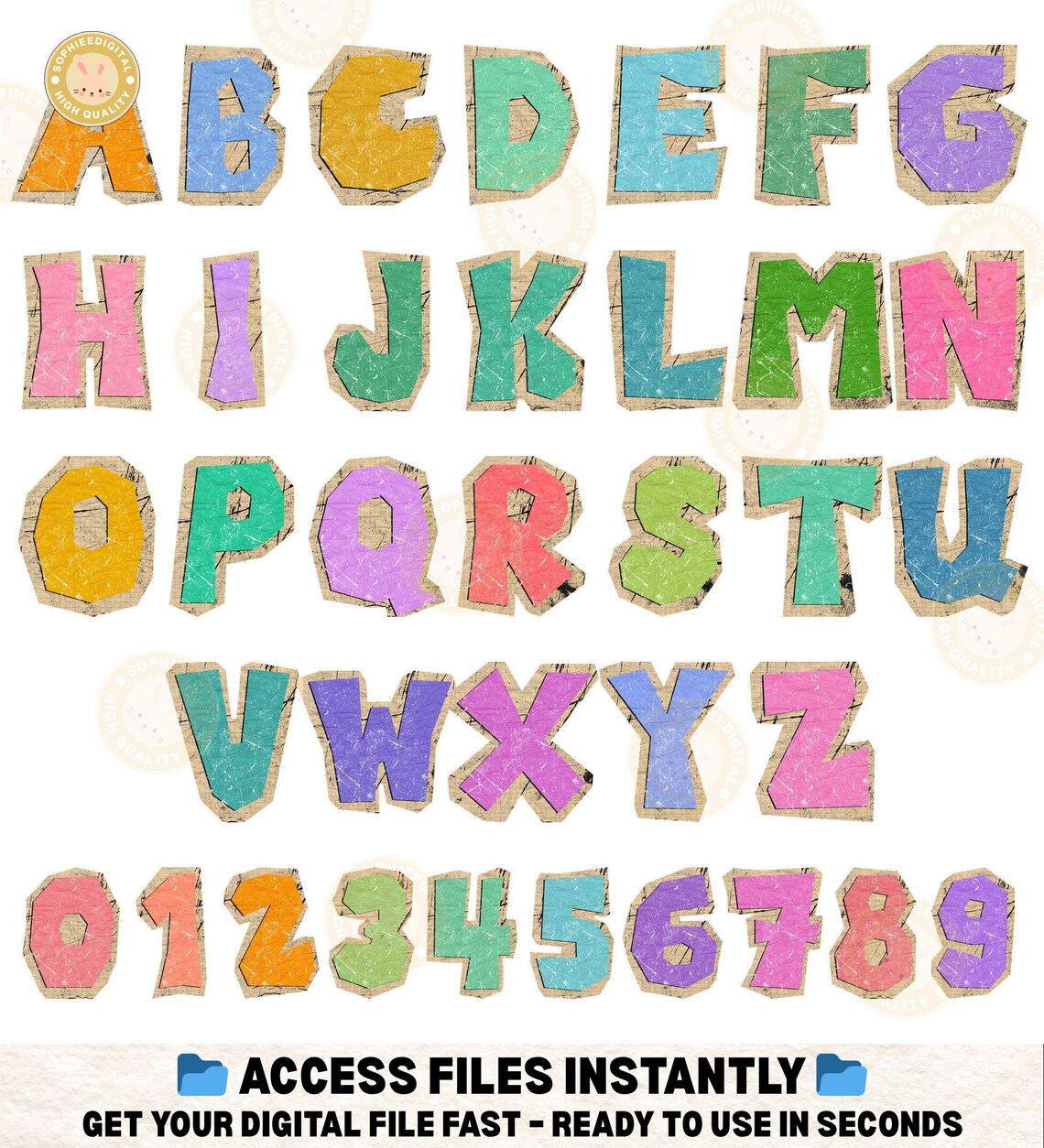 4+ Ransom Alphabet Png Bundle, Ransom Letters Png, Ransom Font Png ...