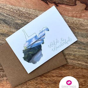 New River Gorge Note Card: West Virginia Stationery Set