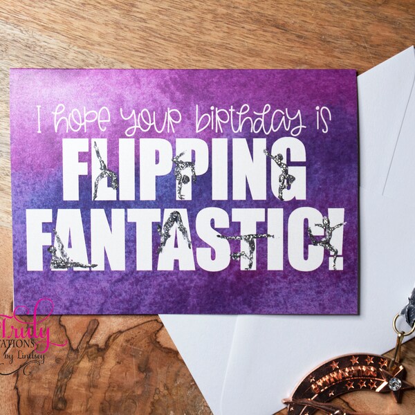 Happy Birthday Card With Glitter Inside - Etsy